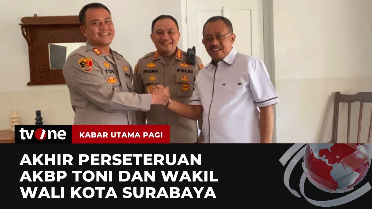 Kabagops Polrestabes & Walikota Surabaya Sepakat Berdamai | Kabar Utama Pagi tvOne