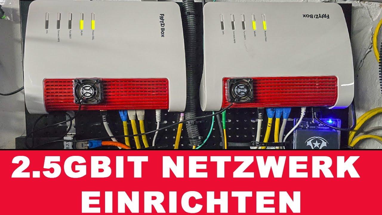 Fritzbox 10 Gbit Netzwerk aufbauen: Schnelles LAN für Zuhause - Mein Setup ganz einfach erklärt.
