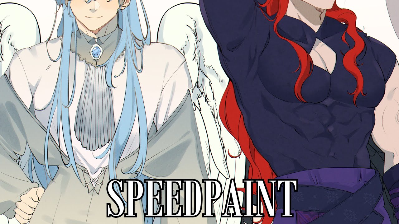 OC SPEED PAINT/ CÉFIRO & SIRIUS / Character Desing.