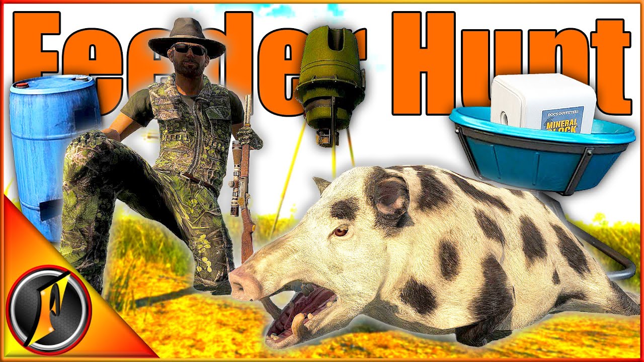 Охота на ВСЕ кормушки из TheHunter Classic! | Бочки для медведей + кормушки для свиней и коз!
