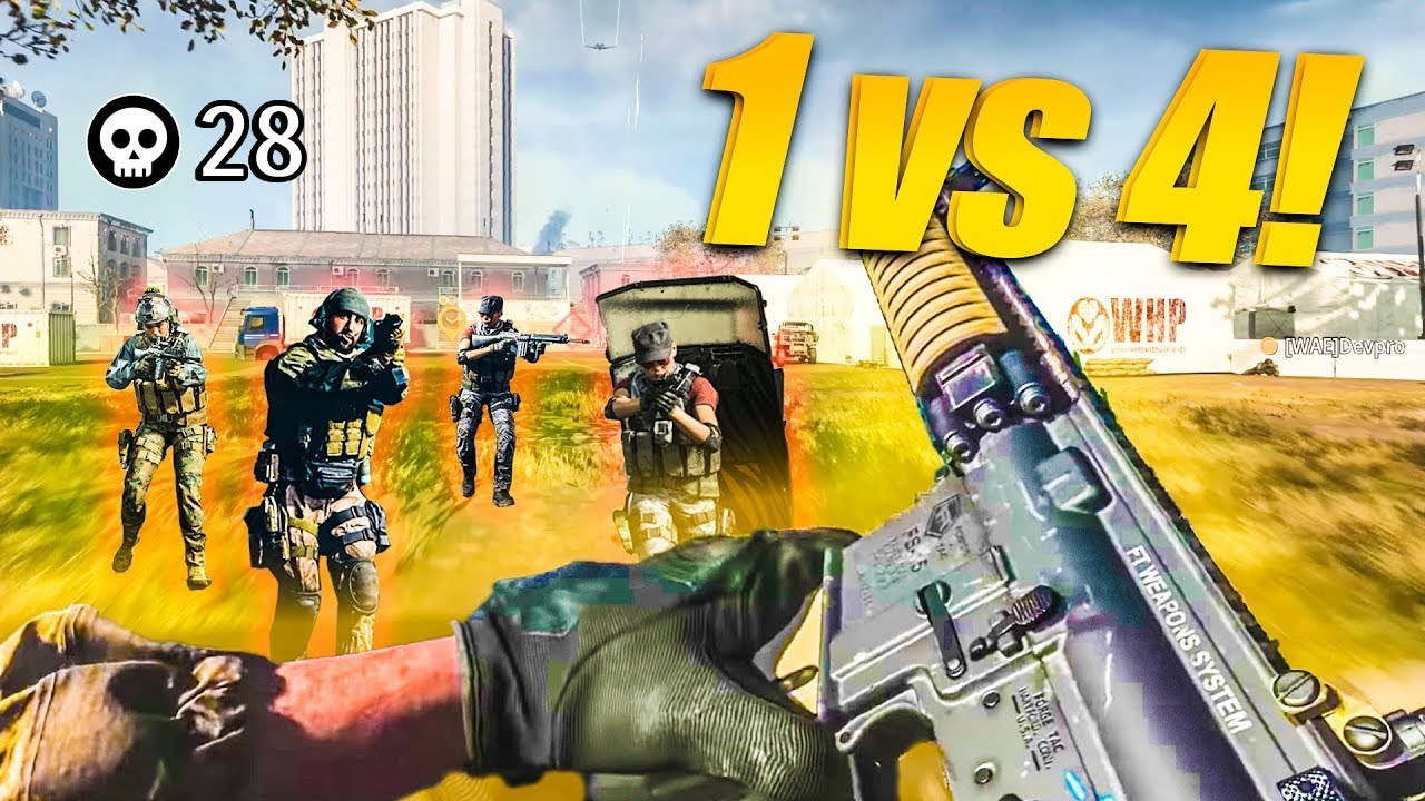 How to play SOLO VS QUADS in Warzone (Educational Commentary)