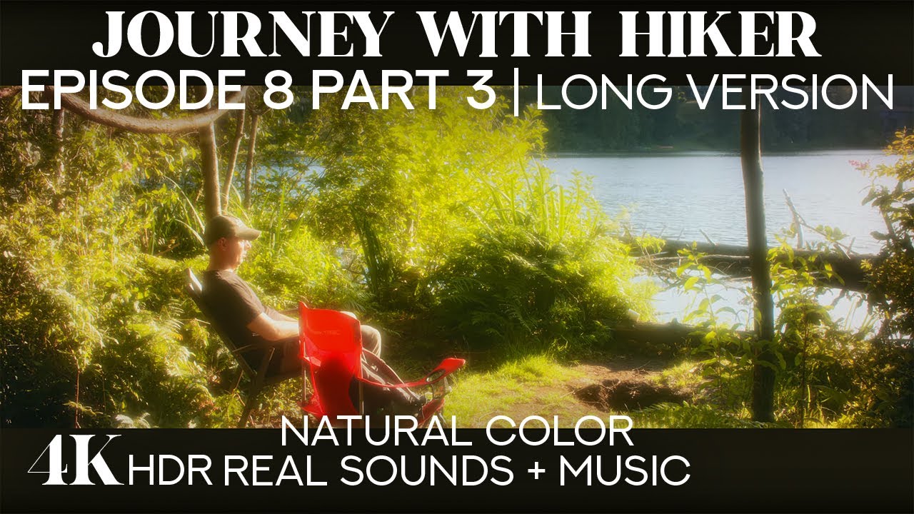 Echo Peak Loop Trail, WA - 4K HDR Journey with Hiker #8 - Part 3/ Natural Color & Real Sounds / Long