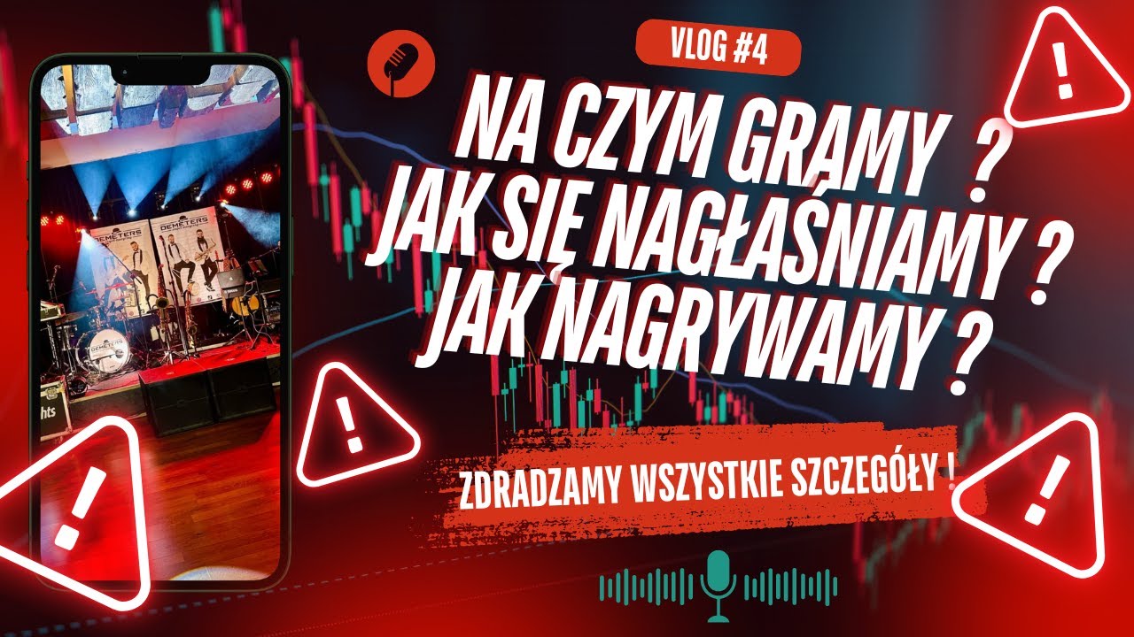 vlog#4 DEMETERS instrumenty, nagłośnienie, oświetlenie, nagrywanie JAK TO WSZYSTKO ROBIMY ⁉️