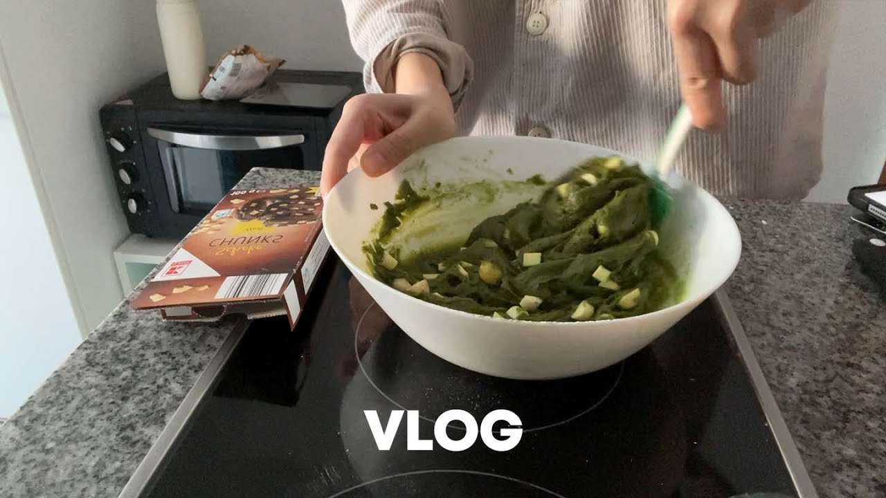 교환학생 브이로그 | 집순이 백수가 독일에서 겨울방학을 보내는 법, 카즈하 요거트, 말차 쿠키 굽고 운동하고 새로운 친구들 만나는 잔잔한 일상