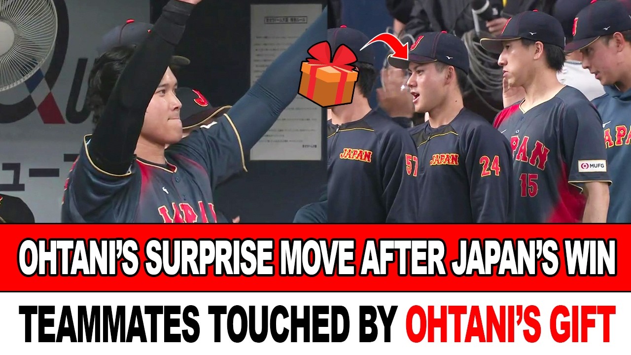 Ohtani’s Shocking Move After Japan Advanced Past WBC Group Stage! Team Emotional Over Ohtani's Gift