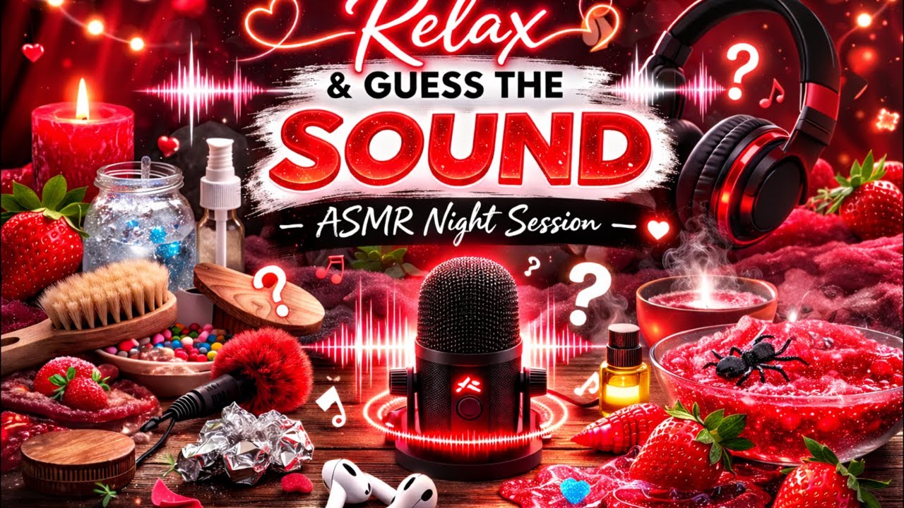 ASMR Relax & Guess The Sound | ASMR Night Session