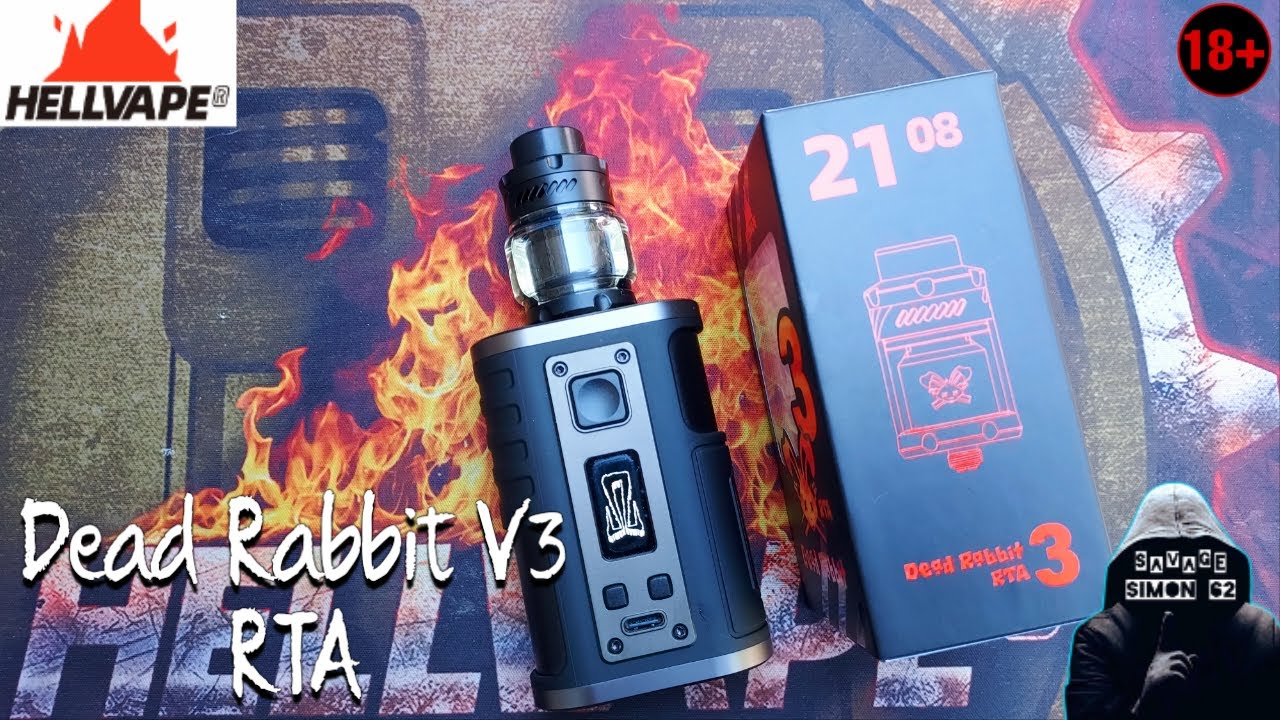 HELLVAPE DEAD RABBIT V3 RTA REVIEW 🔞 #hellvape #deadrabbitv3rta #vape
