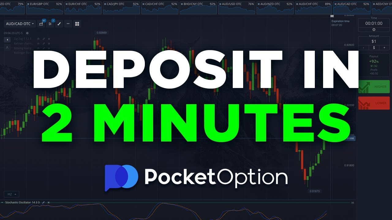 Make a Deposit Into Pocket Option in 2 MINUTES