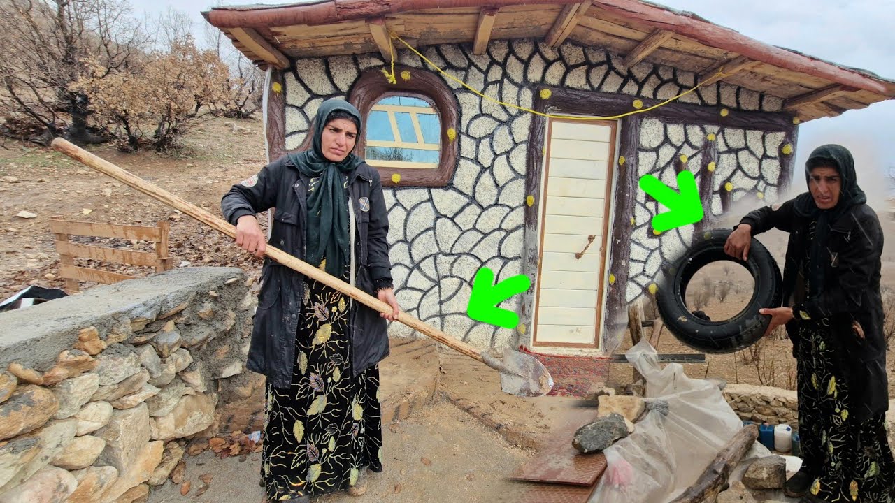 Nomadic Mother&rsquo;s Courageous Life Amid Rain and Conflict in Iran