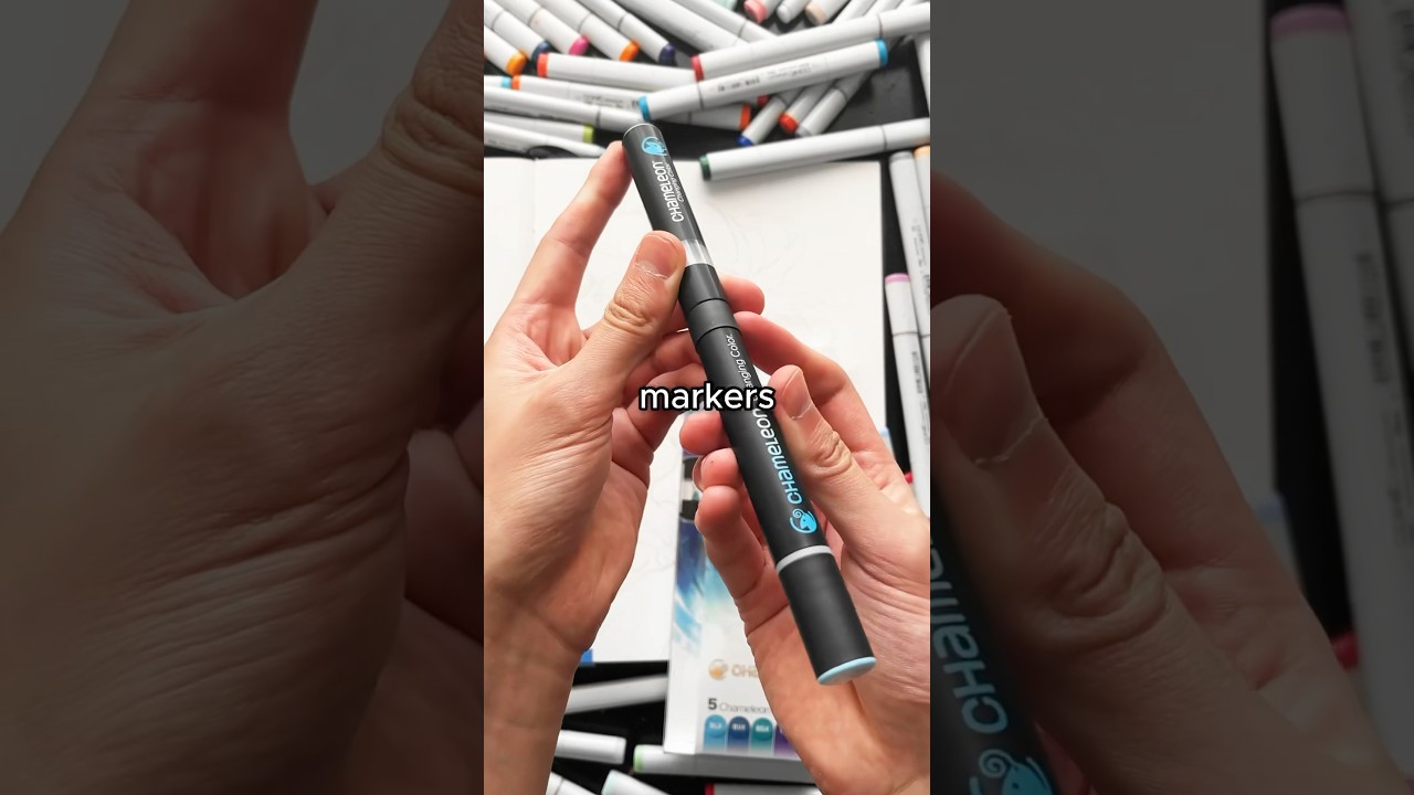 Trying SELF-BLENDING Markers!! 👀🎨 #markers