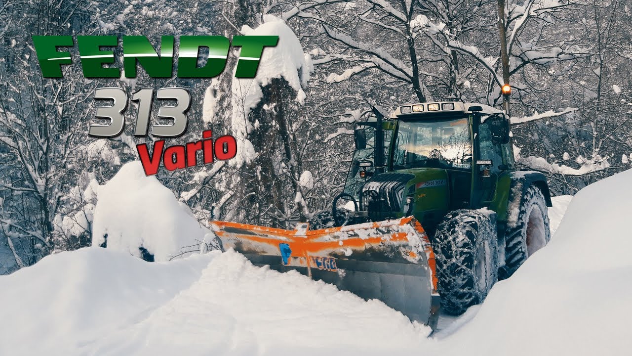 Sgombero neve con Fendt 313 vario - CabView