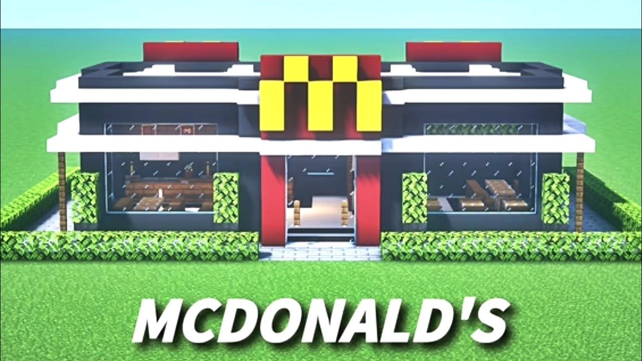 🍔 COME COSTRUIRE UN MCDONALD'S SU MINECRAFT - Minecraft Tutorial ITA