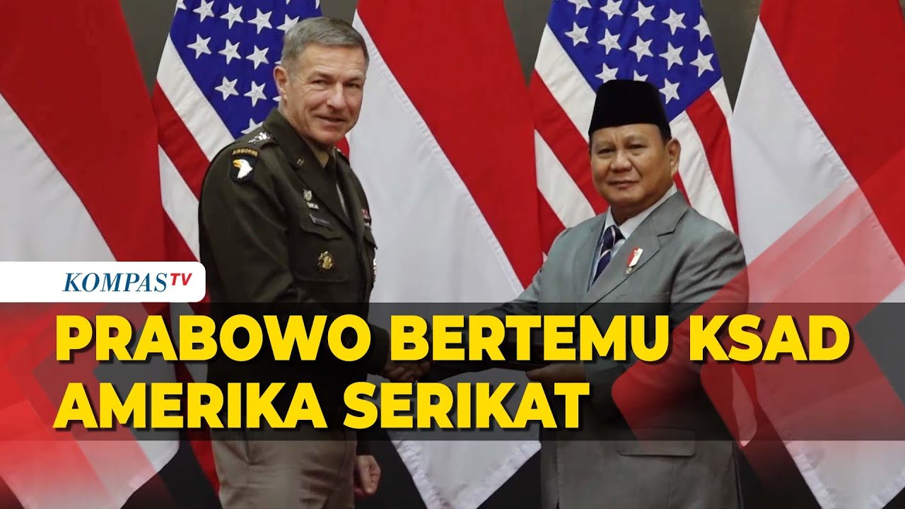 Momen Prabowo Bertemu KSAD Amerika Serikat, Ini yang Dibahas