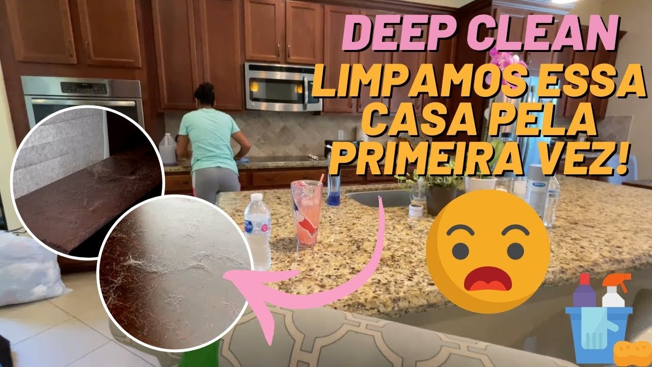 FAXINEIRA NOS ESTADOS UNIDOS | PRIMEIRA LIMPEZA NESSA CASA | FICOU TUDO LIMPINHO