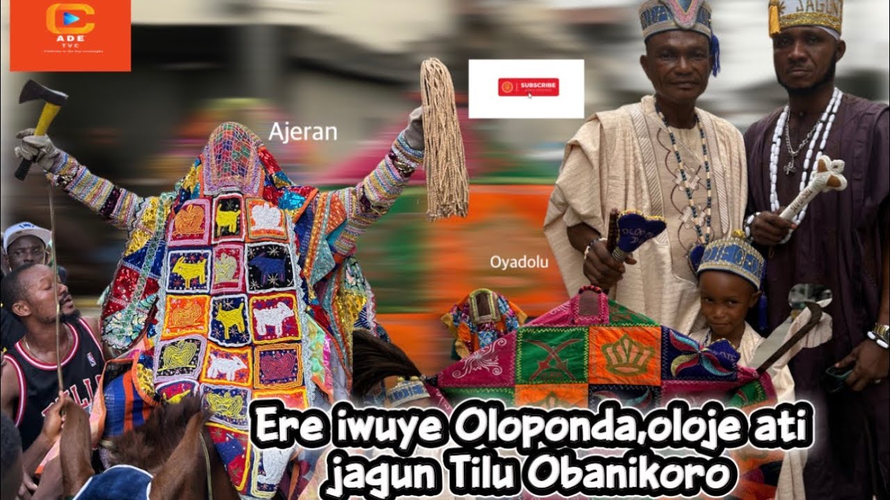 ERE IWUYE OLOPONDA, OLOJE ATI JAGUN OJE TILU OBANIKORO #egungun #festival 