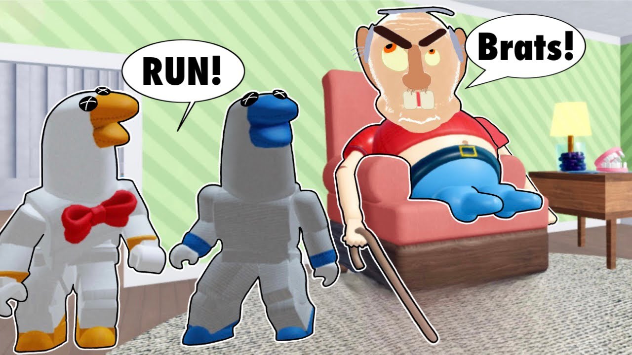 ESCAPE EVIL GRANDPA! ROBLOX OBBY