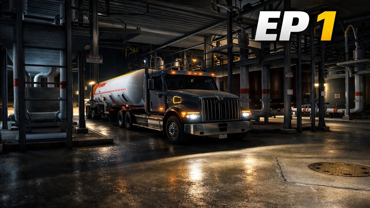 Beaumont to New Orleans | Realistic Night Truck Drive | ATS EP.1