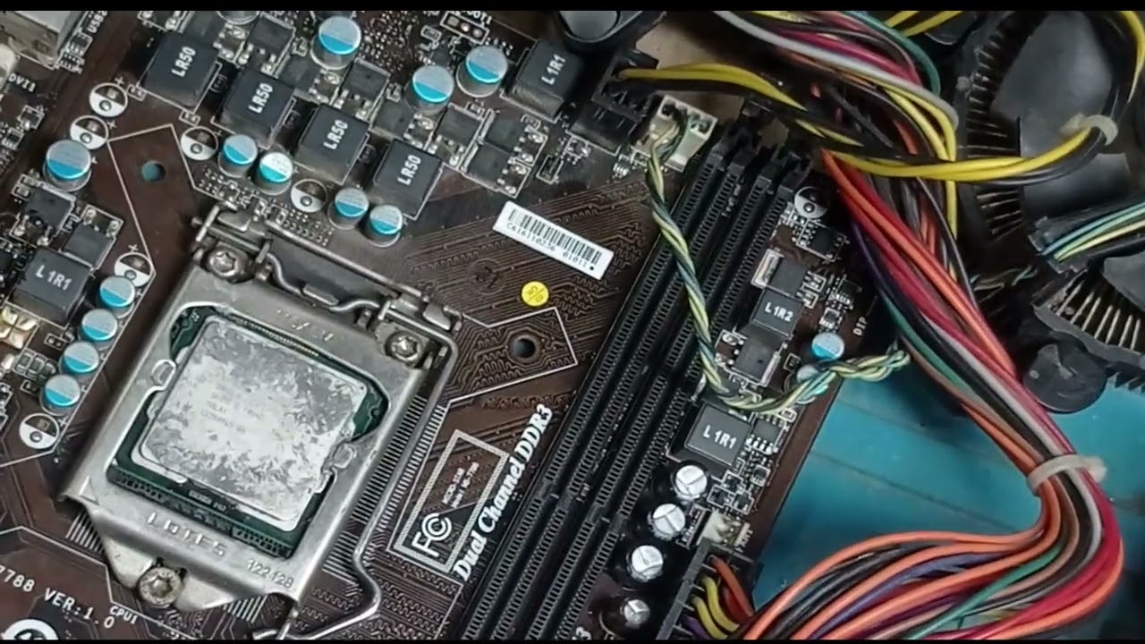 HOW TO REPAIR H61M- P20 (G3) MS 7788 VER 1.0 NO POWER AND NO DISPLAY