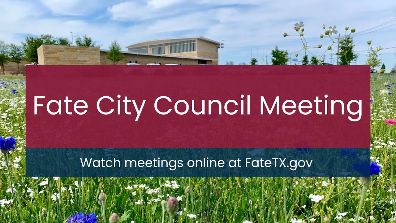 City of Fate - City Council Meeting - January 5, 2026