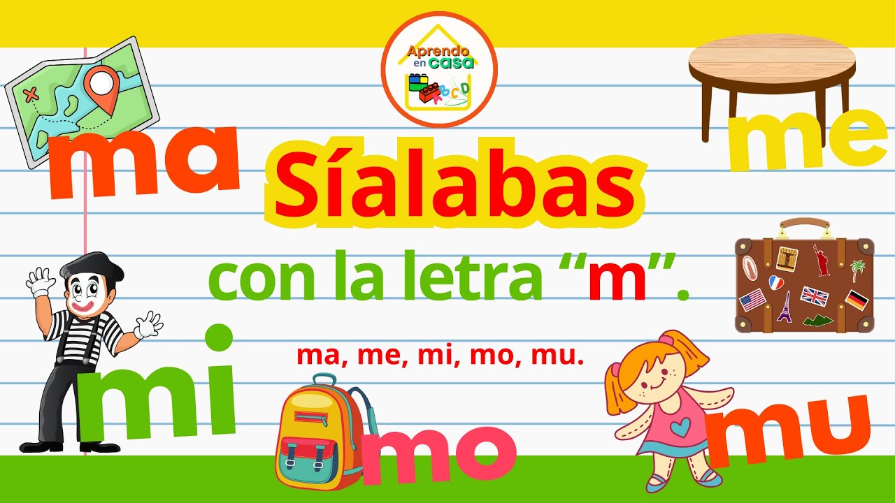 Aprendo en casa- s&iacute;labas con la letra 
