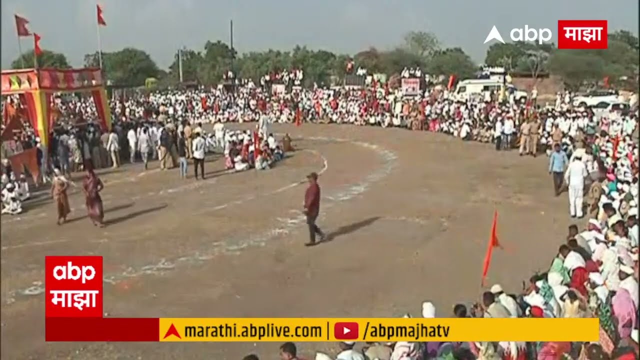 Pandharpur Wari Live Updates Nashik : निवृत्तीनाथांच्या पालखीचं पहिलं रिंगण | ABP Majha