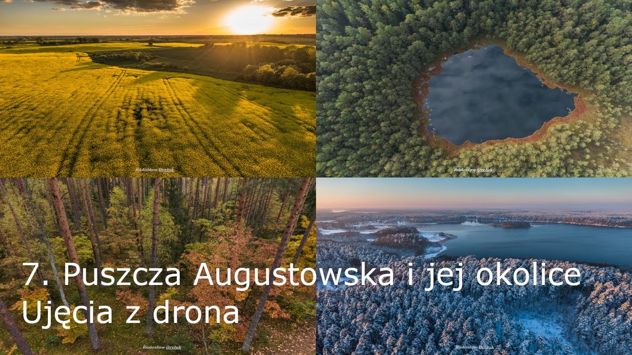 7. Puszcza Augustowska i jej okolice | Ujęcia z drona
