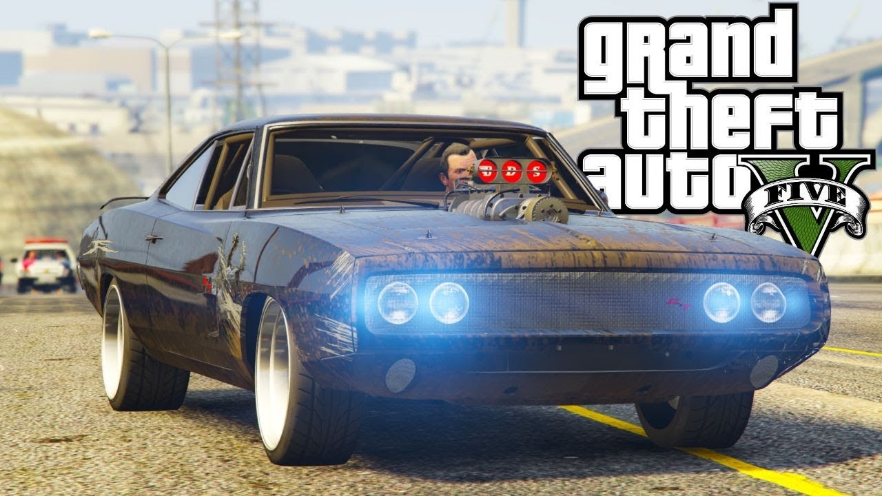 GTA V : FUGA DE DODGE CHARGER ( MÁQUINA MORTÍFERA DO TJ ) : GTA 5 MODS