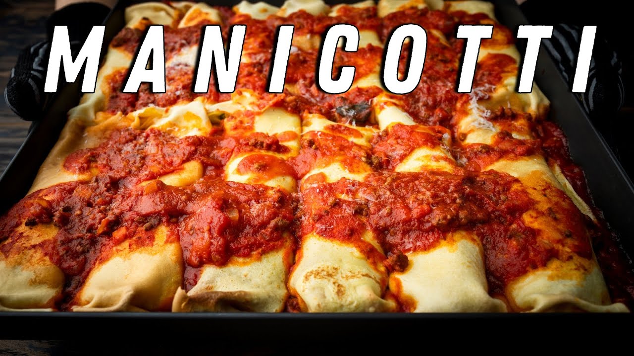 How I Make The Best Beef Ragu with Homemade Manicotti