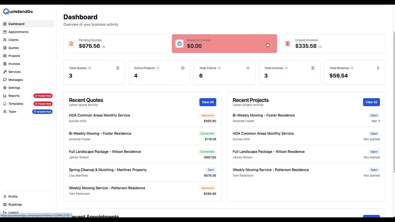 Quote Send Go- Full Platform Overview (Jvzoo)