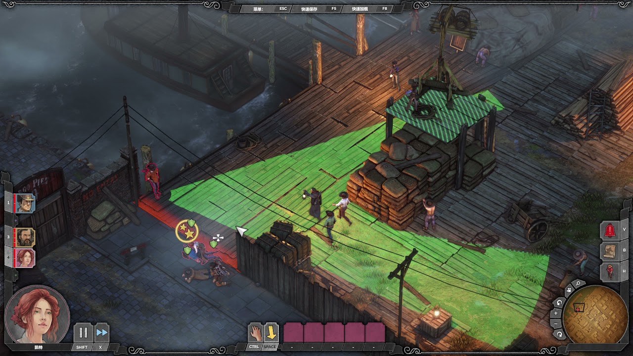 Desperados III Baron's Challenge Best Served Cold challenge run (desperado/skill-less/ghost)
