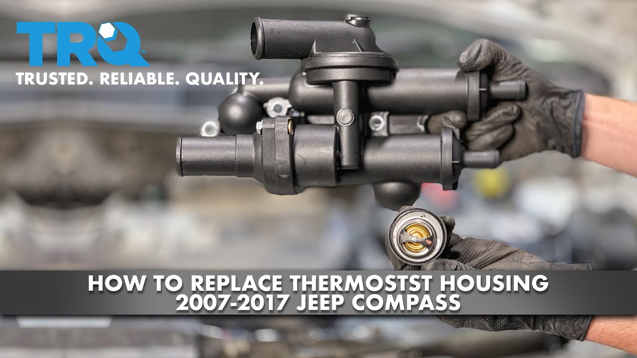 Как заменить корпус термостата на Jeep Compass 2007-2017