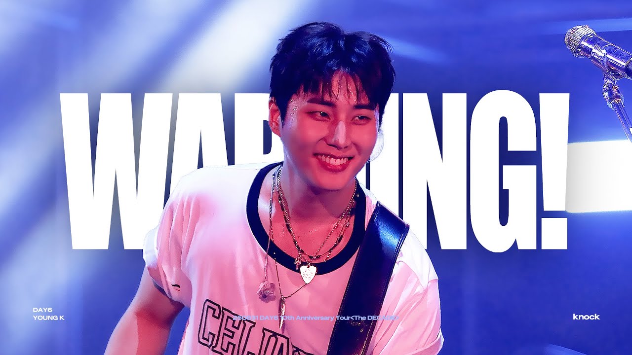 [4K] 250831 DAY6 'WARNING!' Young K focus 데이식스 영케이 직캠 @DAY6 10th Anniversary Tour ＜The DECADE＞