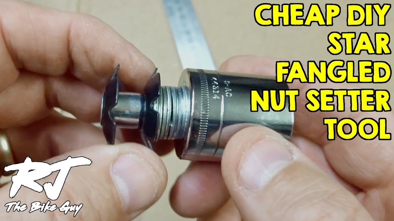 How To Make A Star Nut Setter Tool For Threadless Fork Easy! Cheap!