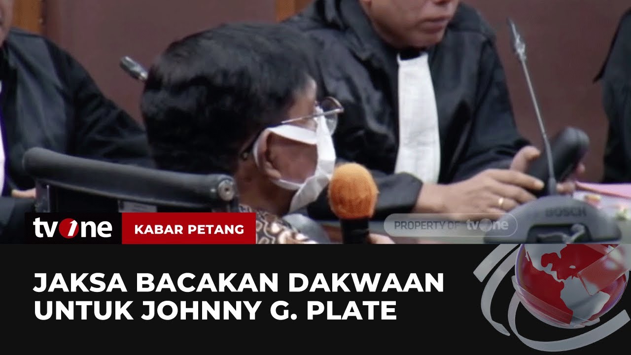 Johnny G Plate Jalani Sidang Perdana dengan Agenda Pembacaan Dakwaan | Kabar Petang tvOne