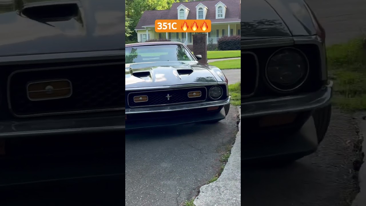 1972 Mustang 351 Cleveland Exhaust 🔥🔥 #351c #exhaust #shorts