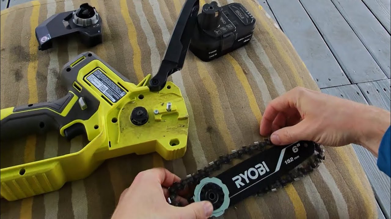 Quick Fix: Repairing a Ryobi Mini Chainsaw Chain 🛠️🔗