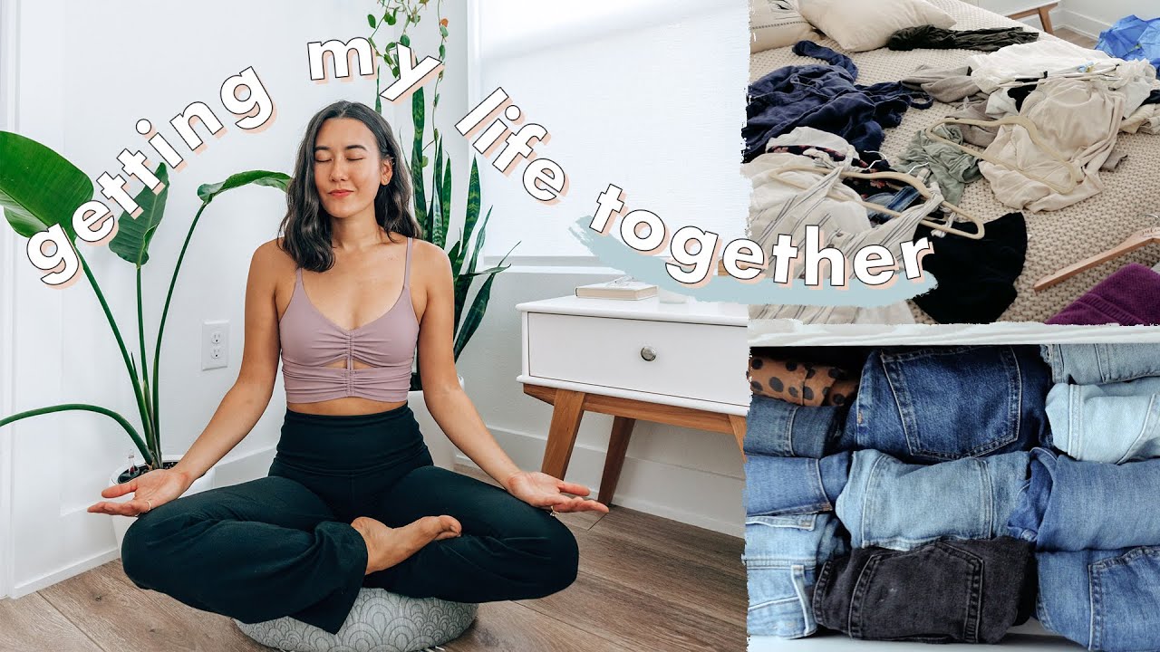 😅 Getting My Life Together | chatting self-care & wellness while I re-organize my space