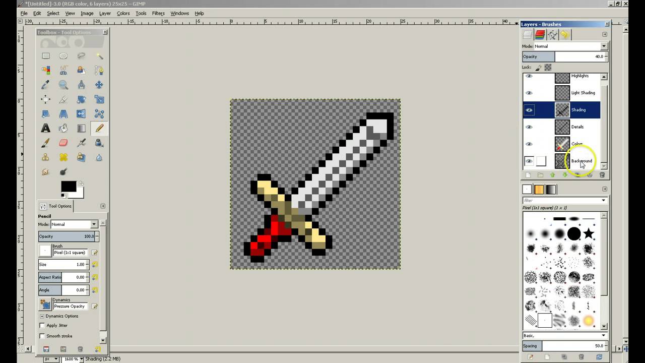 Sprite Icon Tutorial for RPG Maker  / How to Make Spirtes (Sprite Art)