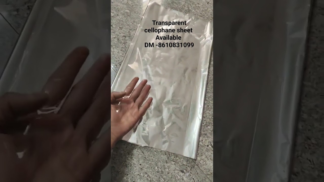 Transparent cellophane sheet #conerollingsheet #ashihenna