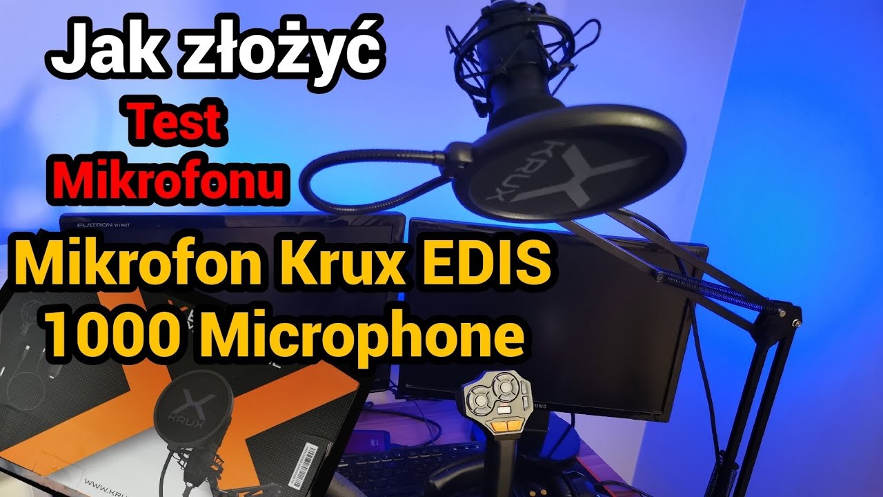 Mikrofon Krux EDIS 1000 - Test mikrofonu