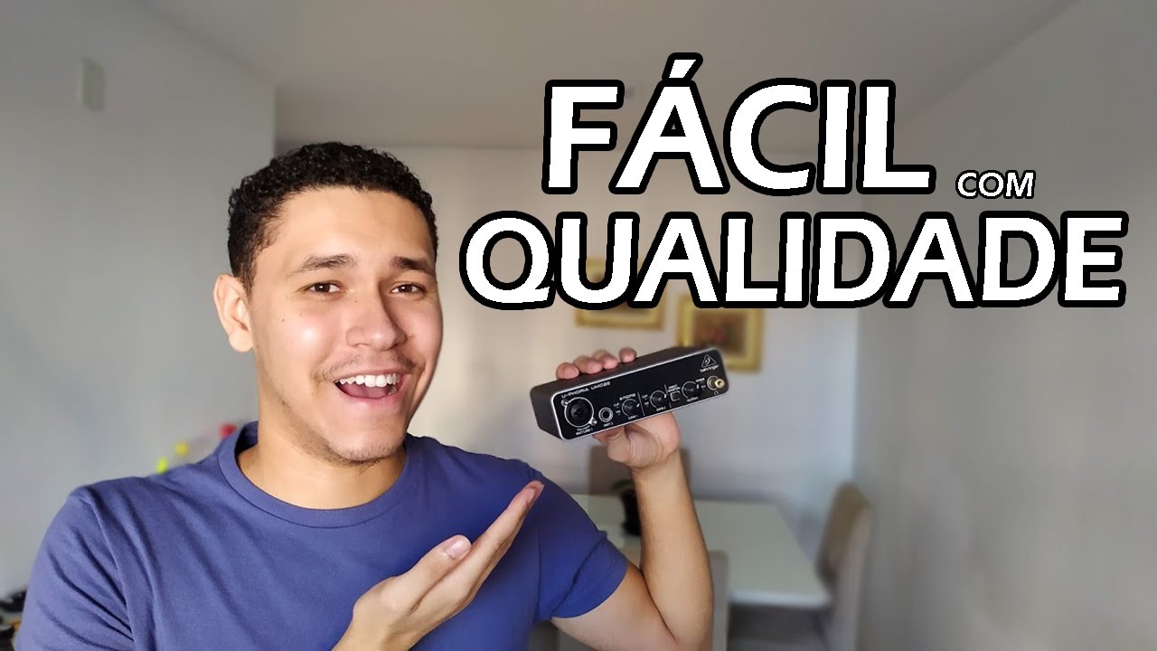 LIVE DE QUALIDADE USANDO UMA INTERFACE DE ÁUDIO!!!
