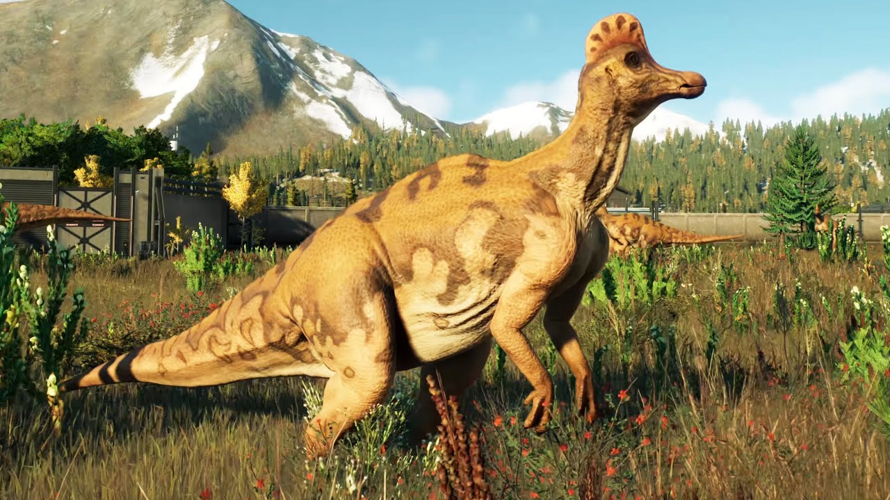 Jurassic World Evolution 2 - Corythosaurus Gameplay (PS5 UHD) [4K60FPS]