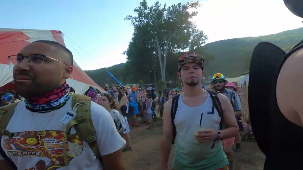walking around Shambhala music festival 2023