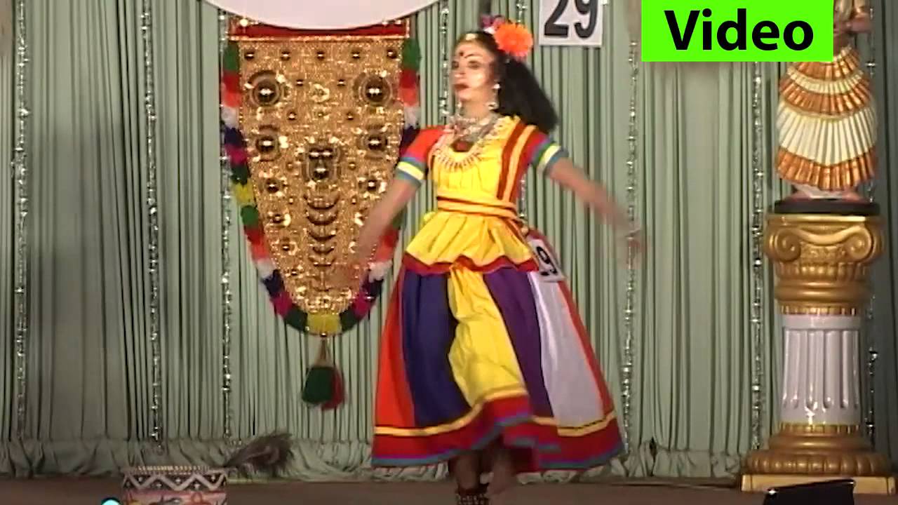 നാടോടി നൃത്തം 10 | Nadodinritham Girls 10 | 52nd Kerala School Kalolsavam | 2012 Thrissur