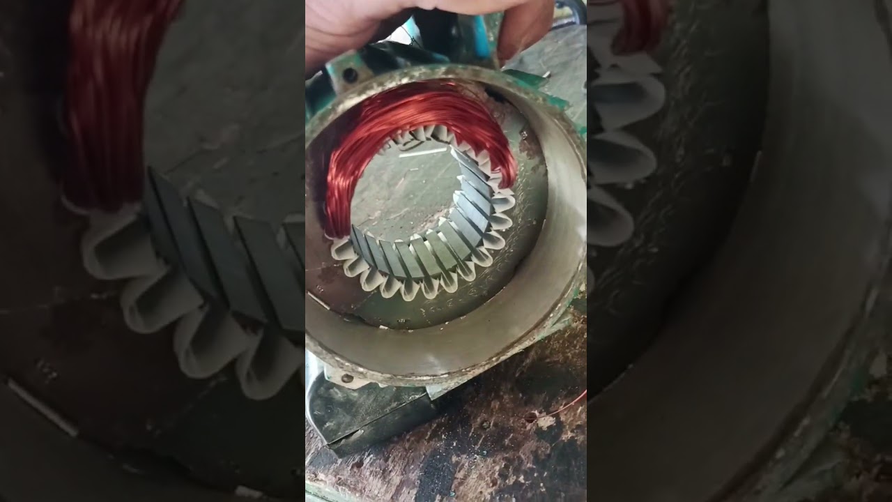 لف ماطور ماء (خطوات سريعة )