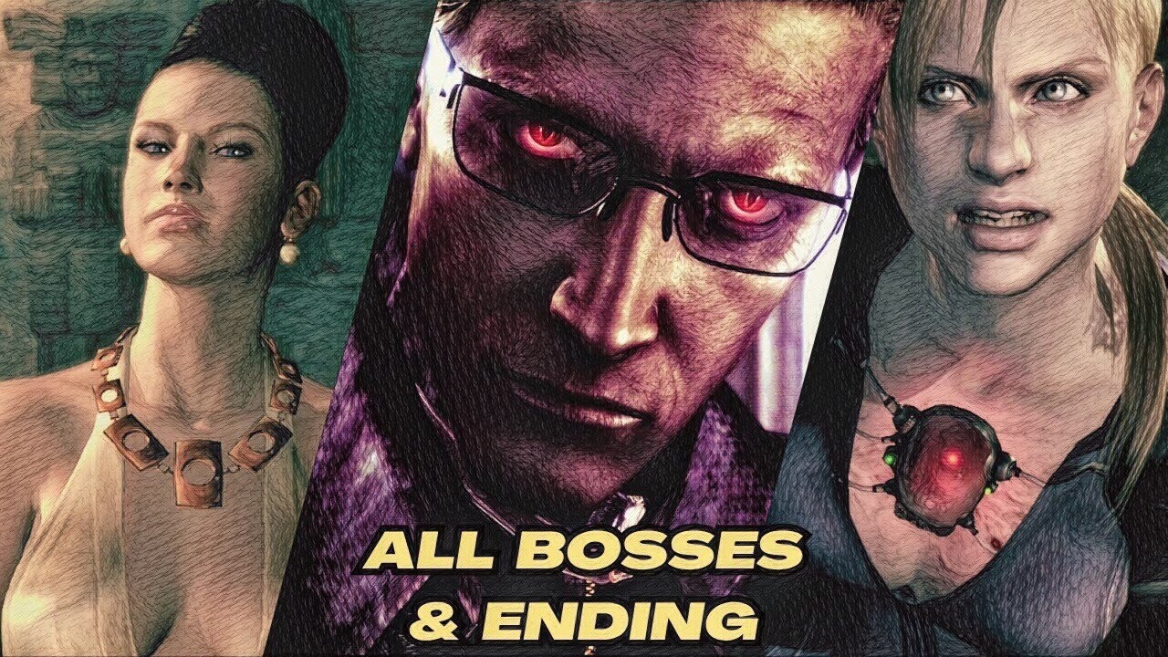 Resident Evil 5 (PS5 Pro): All 26 Bosses & Endings (Including DLC)