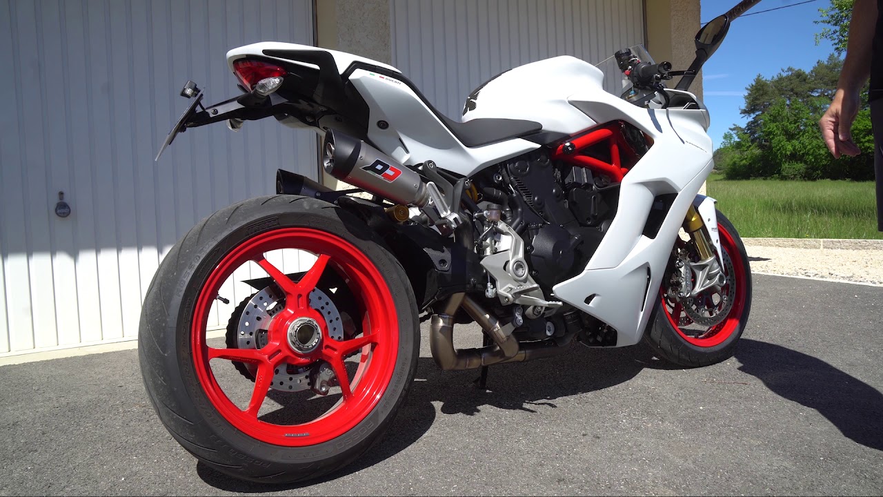 Comparatif échappement Ducati Supersport 939 OEM/Akra homologué/QD