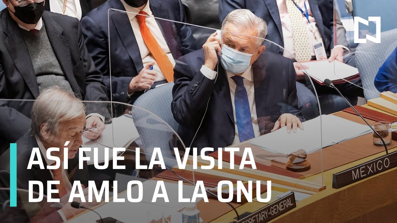 AMLO en la sede de la ONU en Nueva York - En Punto