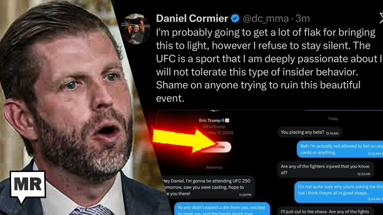 Eric Trump BUSTED Trying To Rig UFC Fight For Big Gambling Payday?
