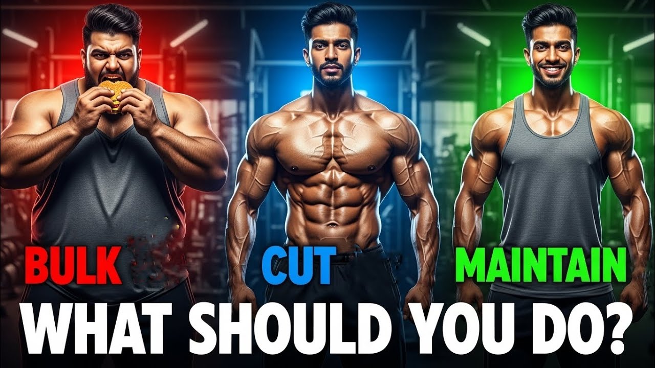 Should You Bulk, Cut or Maintain? (Most People Get This Wrong)